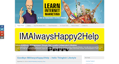 Desktop Screenshot of imalwayshappy2help.com